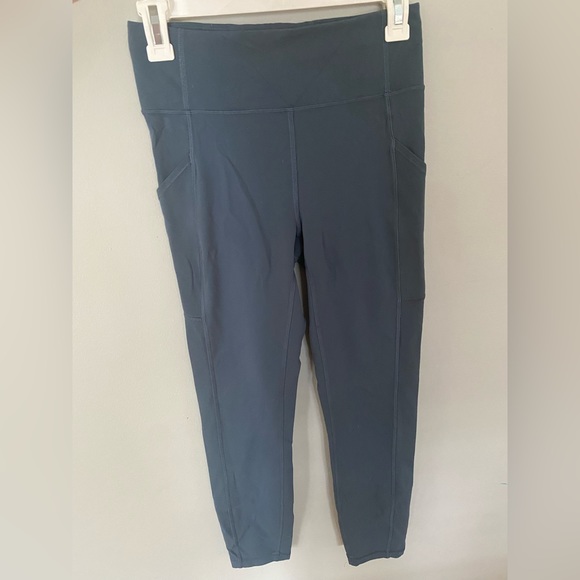 lululemon athletica Pants - Teal Lululemon leggings wonder train high-rise with pockets